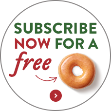 Krispy Kreme Newsletter Sign up